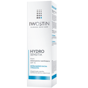 Iwostin Hydro Sensitia Zestaw Krem intensywnie nawilżający SPF15 50 ml + Intensywnie nawilżające serum 50 ml